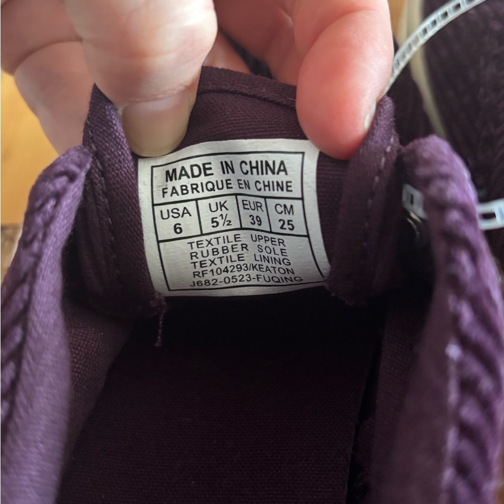 Polo Ralph Lauren Purple Velvet Shoes - Picture 3 of 5
